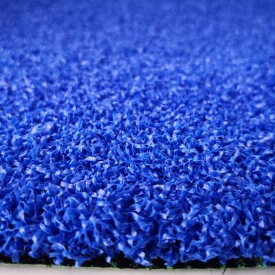 Densidad PE Color Azul Césped artificial al aire libre para cancha de tenis Césped de paleta a un precio asequible
