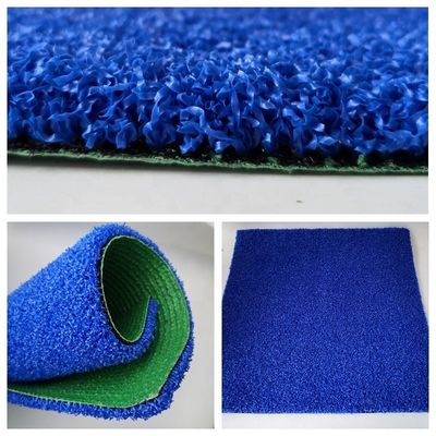 Densidad PE Color Azul Césped artificial al aire libre para cancha de tenis Césped de paleta a un precio asequible