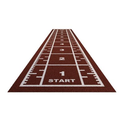 Piso de gimnasio de césped sintético de alta densidad certificado ISO9001 e ISO14001 para ejercicios físicos
