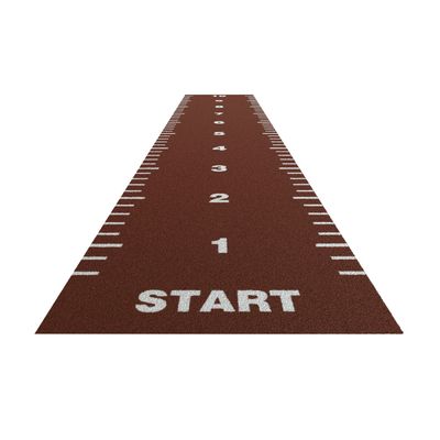 Piso de gimnasio de césped sintético de alta densidad certificado ISO9001 e ISO14001 para ejercicios físicos