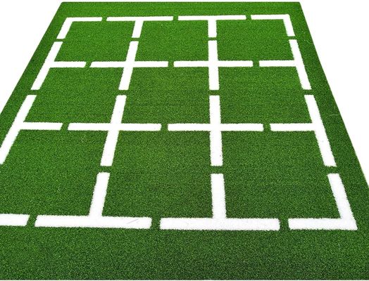 Dorelom Fitness Césped Alfombra de suelo Negro Arco iris azul sintético Césped falso Gimnasio Hierba artificial para el fitness