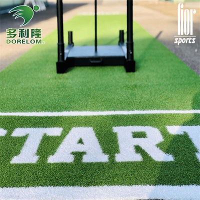 Mejorar sus entrenamientos con Dorelom Green Hierba Artificial Gimnasio de piso de alfombra y pista de trineo