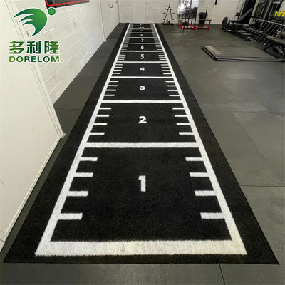 Pista de trineo de 63000 puntos/m2 de PE para gimnasio Hierba de césped artificial para trineo de trineo