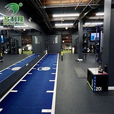 Entrenamiento de deportes en interiores Correr en trineo Trayectoria de trineo Hierba de alfombra artificial para gimnasio Pisos de fitness