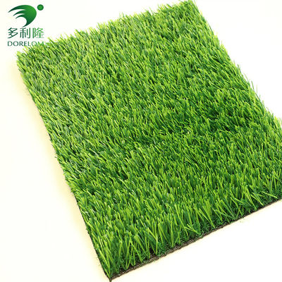 Hierba artificial verde sin relleno de 25 mm para deportes en zonas comerciales y residenciales