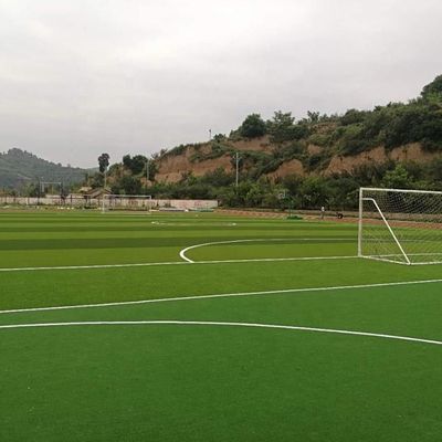 Césped artificial de 50 mm de altura para el campo de fútbol con certificación SGS
