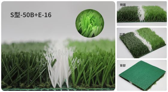 Construcción duradera Césped sintético verde PE 12000 DTEX para campos de fútbol