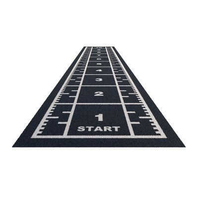 Entrenamiento deportivo de PE relleno sintético de alfombra verde artificial de hierba de césped para el jardín