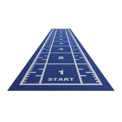 Entrenamiento deportivo de PE relleno sintético de alfombra verde artificial de hierba de césped para el jardín