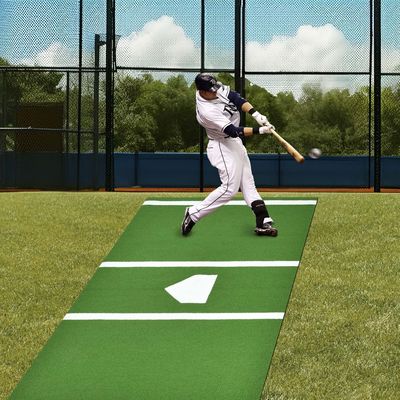 Alfombra de bateo de césped de alta densidad para entrenamiento de béisbol y softbol 42600-69300 puntos/m2