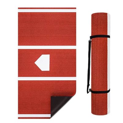 Cama portátil doble PP NET PU de apoyo de béisbol de matas de golpe para la práctica de placas en casa