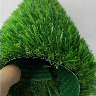 25 mm de altura de pila 3/8 pulgadas de ancho hierba artificial césped perfecto para los niños parque infantil
