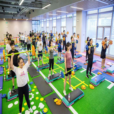 Pisos de gimnasio Césped artificial para jardín Campo de fútbol Gimnasio Césped sintético