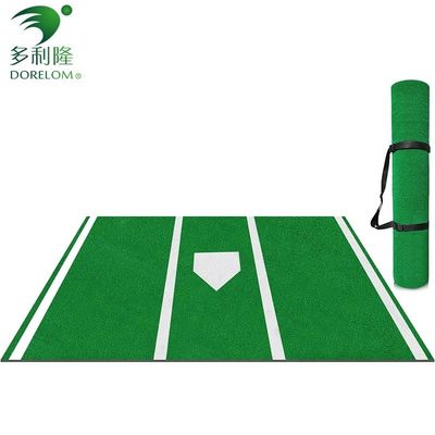 15 mm de altura de pila de la alfombra de bateo portátil para la práctica óptima de béisbol y softbol