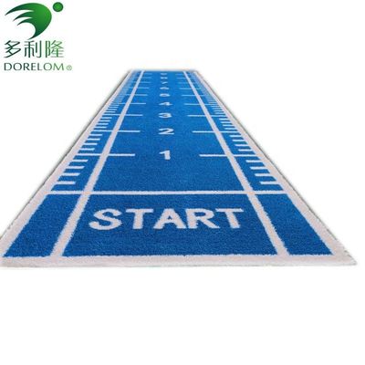 15 mm Alturas de pila Rollo de alfombra de césped sintético para el campo del estadio de fútbol