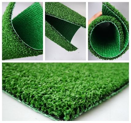 15 mm Alturas de pila Rollo de alfombra de césped sintético para el campo del estadio de fútbol