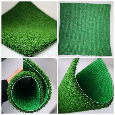 15 mm Alturas de pila Rollo de alfombra de césped sintético para el campo del estadio de fútbol