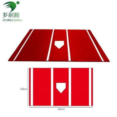 Green/Blue/Red Baseball Mat 12' x 6' Alturas de las pilas 15 mm Entrenamiento en interiores y exteriores