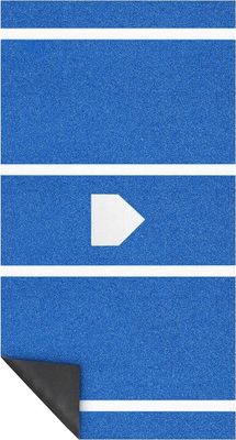 Green/Blue/Red Baseball Mat 12' x 6' Alturas de las pilas 15 mm Entrenamiento en interiores y exteriores