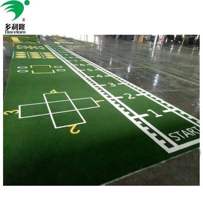 4m*25m Azul Verde Negro Rojo Resistente a los rayos UV Pisos de gimnasio Césped artificial para barril de trineo
