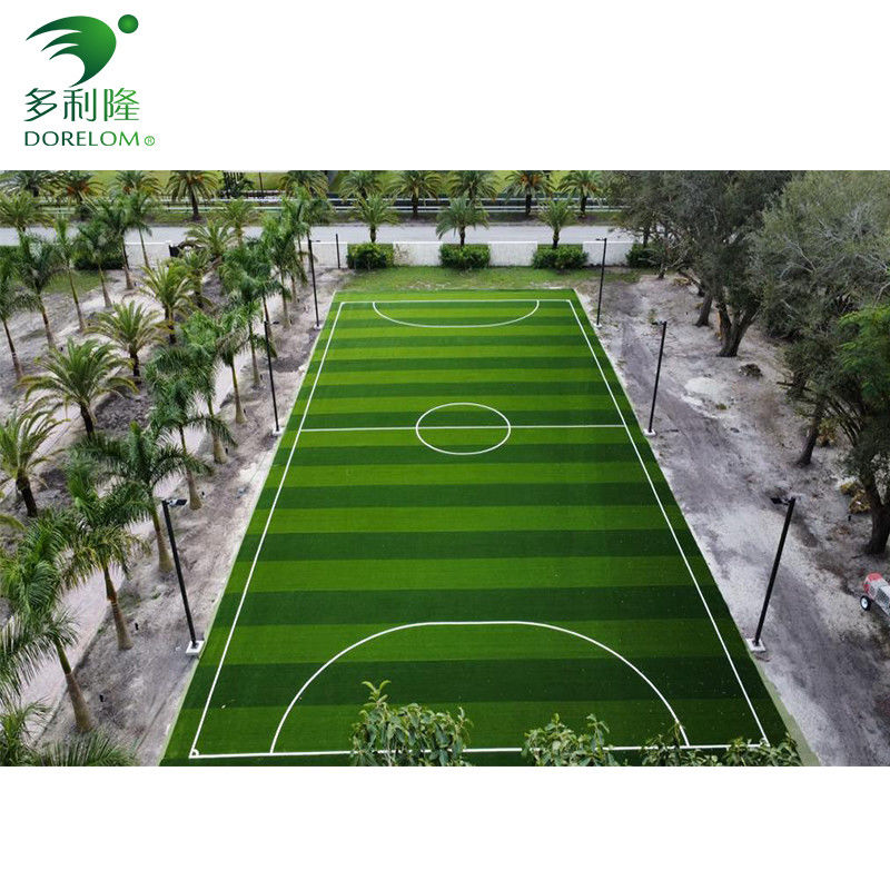 Suelos deportivos de hierba artificial sintética para campos de fútbol de alta densidad