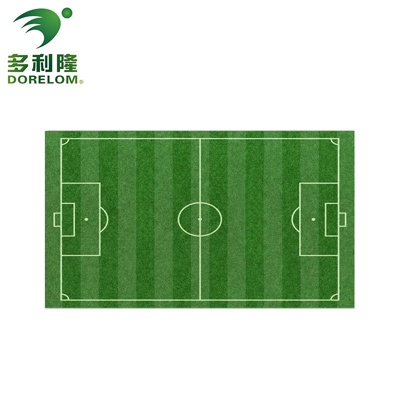 Monofilamento PE Césped de campo de fútbol al aire libre en alta densidad con velocidad de costura de 16/10cm