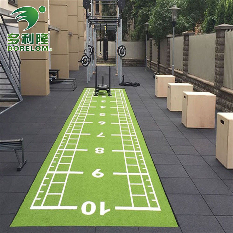 Números marcados Dorelom PE Gym Alfombra de hierba artificial para entrenamiento físico y pista de trineo