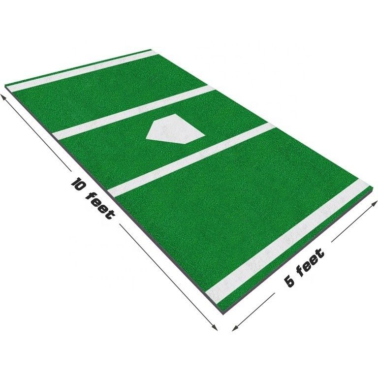 Alfombra de bateo de césped de alta densidad para entrenamiento de béisbol y softbol 42600-69300 puntos/m2