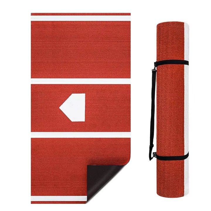 Cama portátil doble PP NET PU de apoyo de béisbol de matas de golpe para la práctica de placas en casa