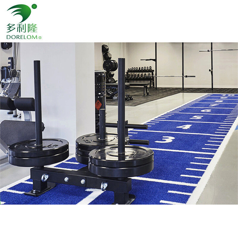Hierba artificial de monofilamento de PE verde para gimnasio pisos de acondicionamiento físico en jardín de infantes de deporte