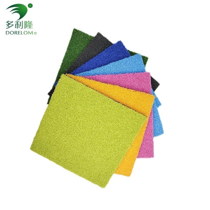 10-15 mm de altura de pila hierba artificial verde para el gimnasio pisos de fitness de los fabricantes