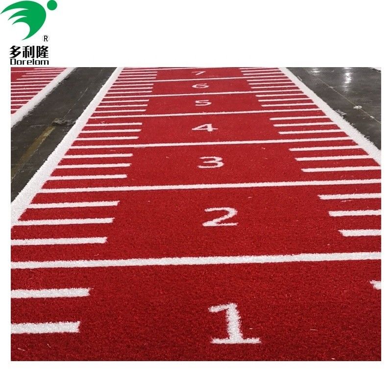 Personalización de 15 mm de altura SPU de respaldo de hierba artificial para gimnasio trenes de trineo Diseño personalizado